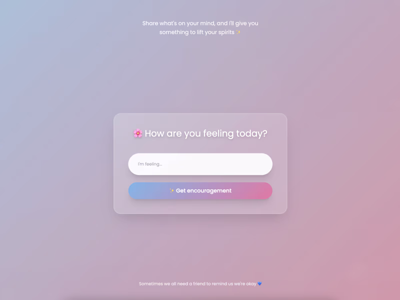 Cover image for Mood Booster App