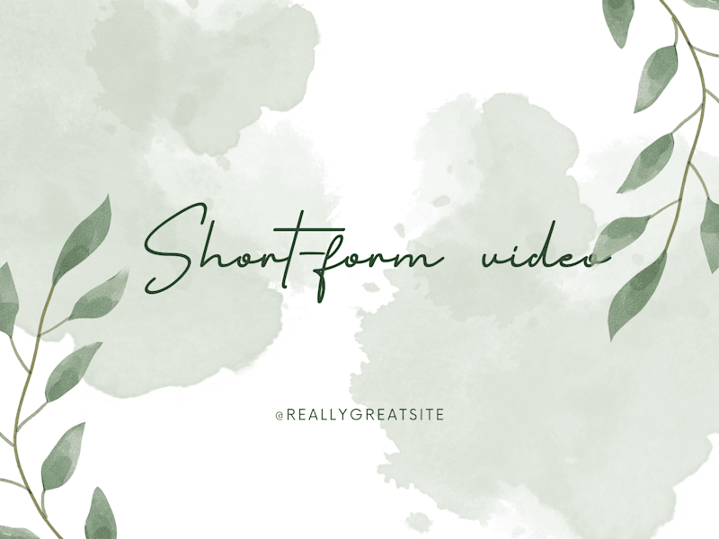 Cover image for Short-form video