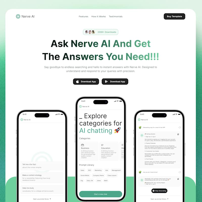 Cover image for Nerve AI - Framer Wbsite