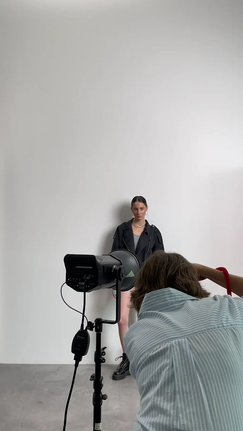 Cover image for Backstage filming and editing for a clothing brand