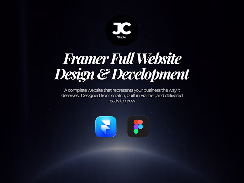 Cover image for Framer Full Website Design & Development