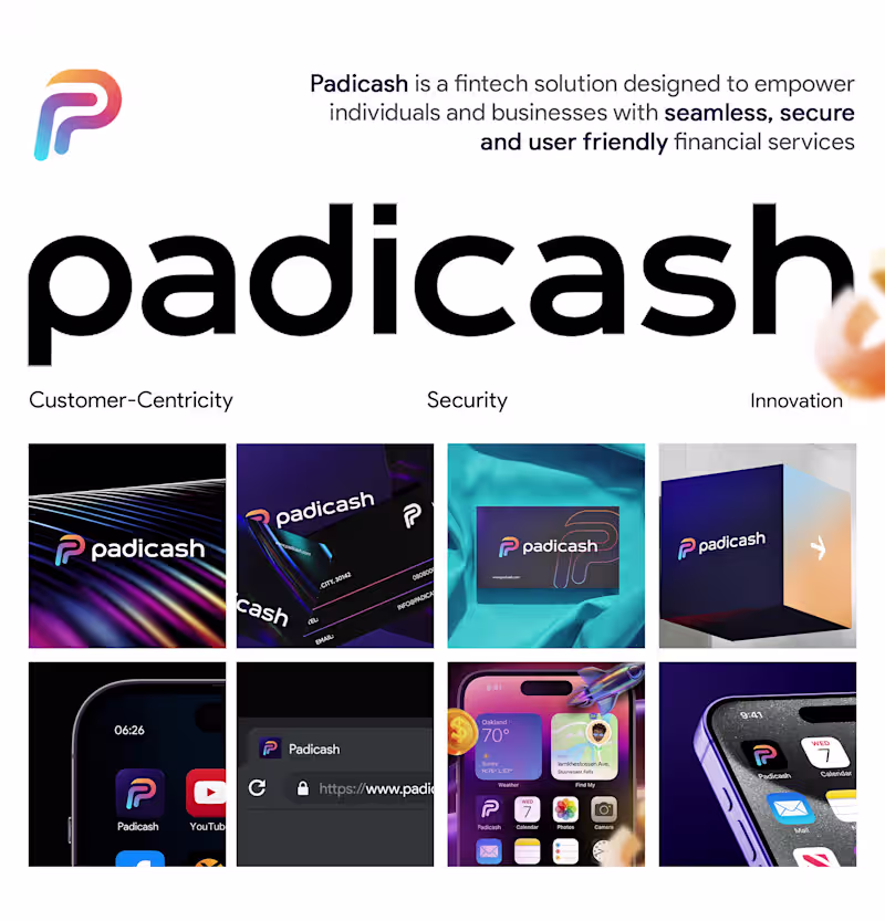 Cover image for Brand Identity Design for Padicash