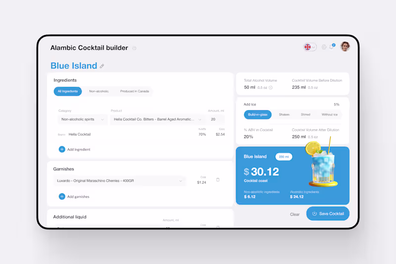 Cover image for Alambic Cocktail Builder