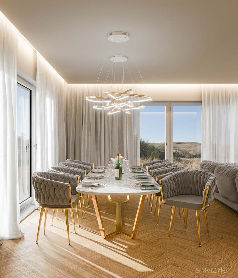 Cover image for Modern Luxury Dining Room – Interior Render