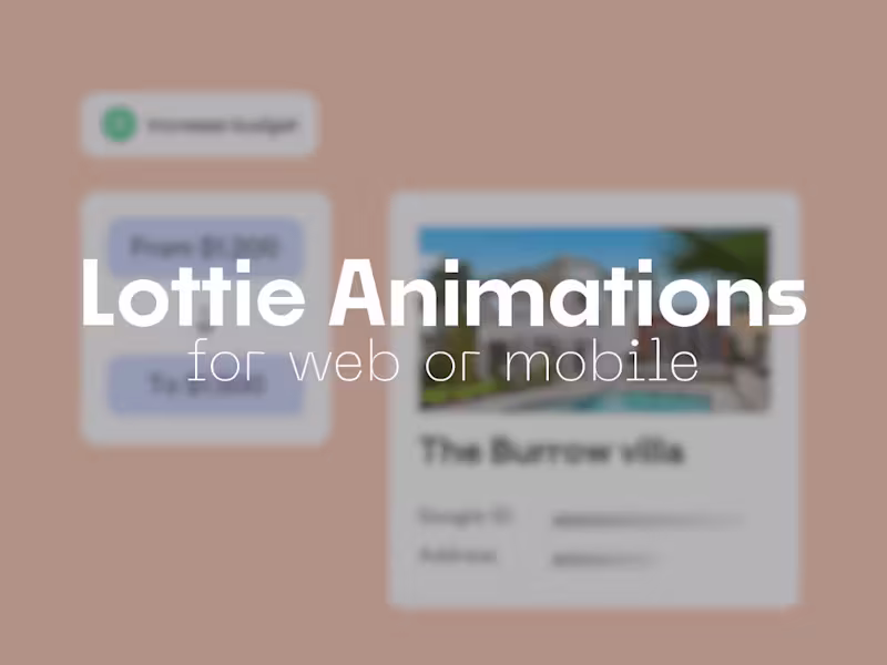 Cover image for Captivating Lottie Animations