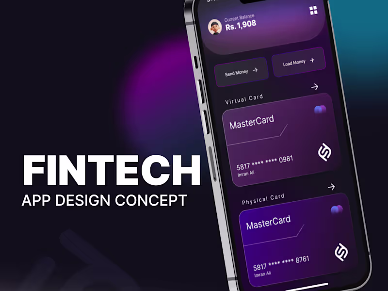 Cover image for Fintech App Design in Figma