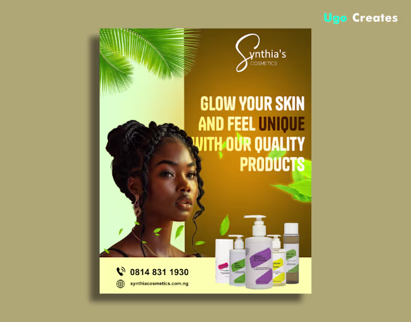 Cover image for Social Media Design For Synthia's Cosmetics