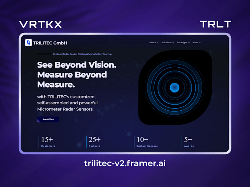 Cover image for TRILITEC Website Revamp