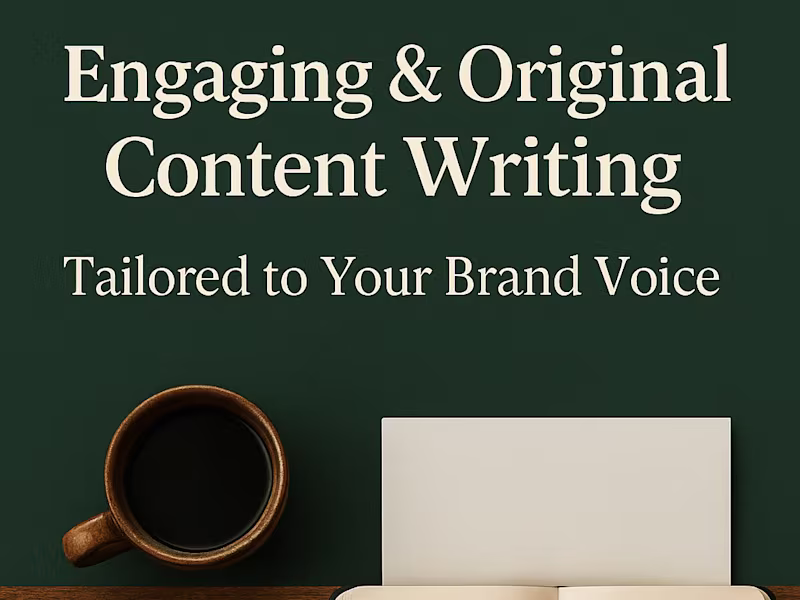 Cover image for Engaging & Original Content Writing | SEO Writing 