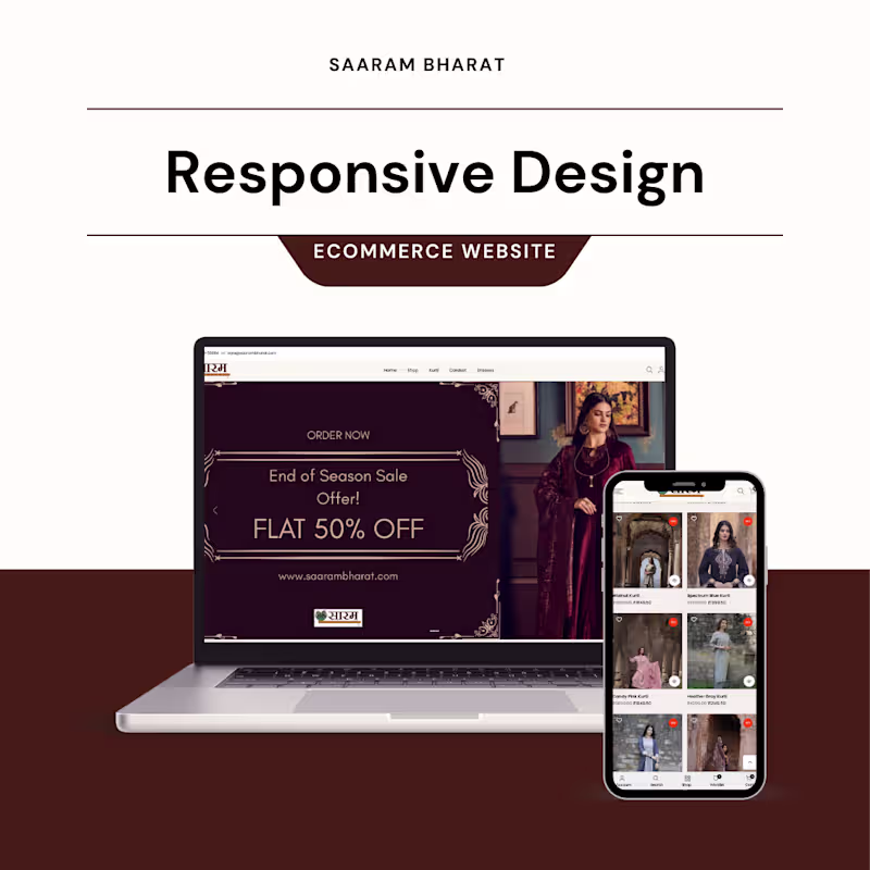 Cover image for Laravel eCommerce Website with Custom