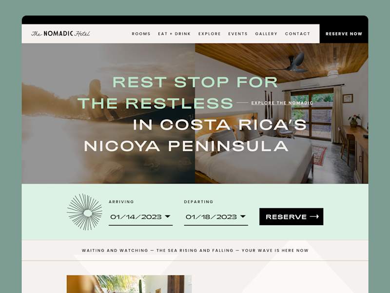 Cover image for Nomadic UI Design & Webflow Development 