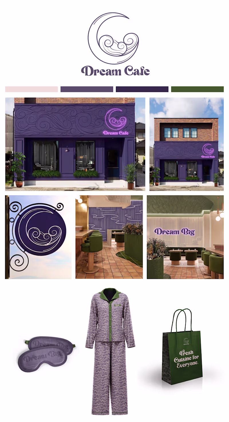 Cover image for Dream Cafe Brand Design