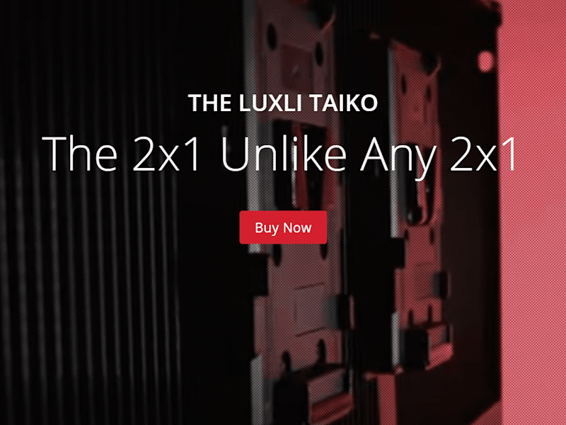 Cover image for Landing Page: Luxli Taiko 2x1 LED Panel