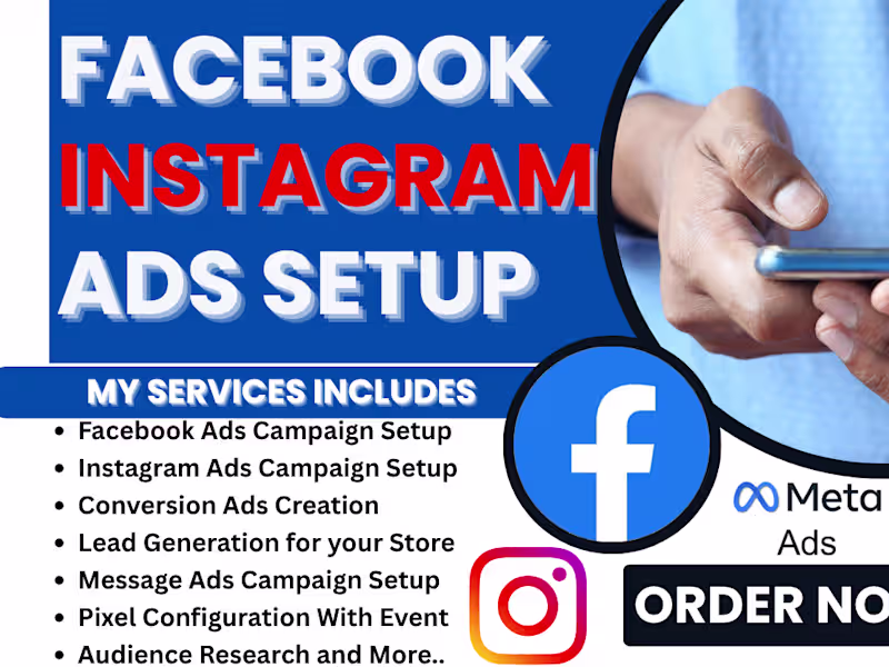 Cover image for Social media manager facebook instagram ads shop to boost sales
