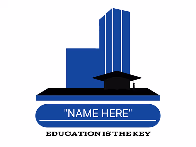 Cover image for A logo template for educational industry