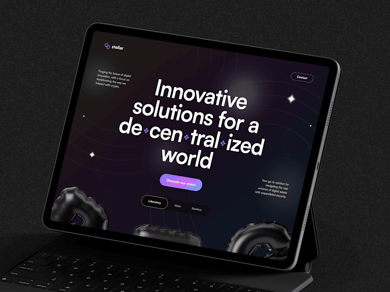 Cover image for Landing Page for Stellar
