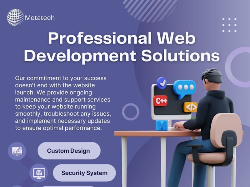Cover image for Top-notch web & app development services by dynamic experts.