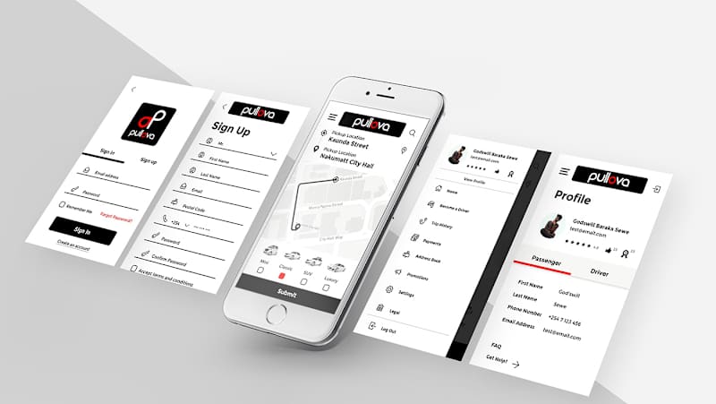 Cover image for New Pullova app Screen on Behance