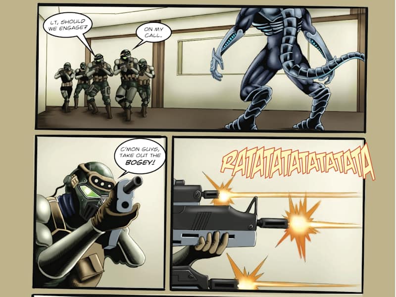 Cover image for Comic book illustration 