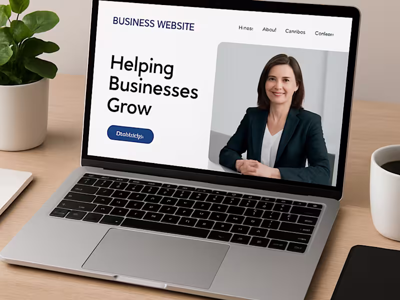 Cover image for Modern Responsive Business Website with React & Tailwind CSS
