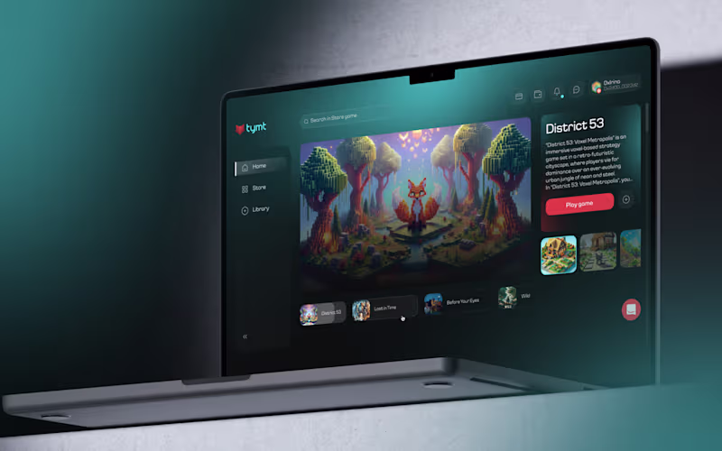 Cover image for Redesign of game Launcher app