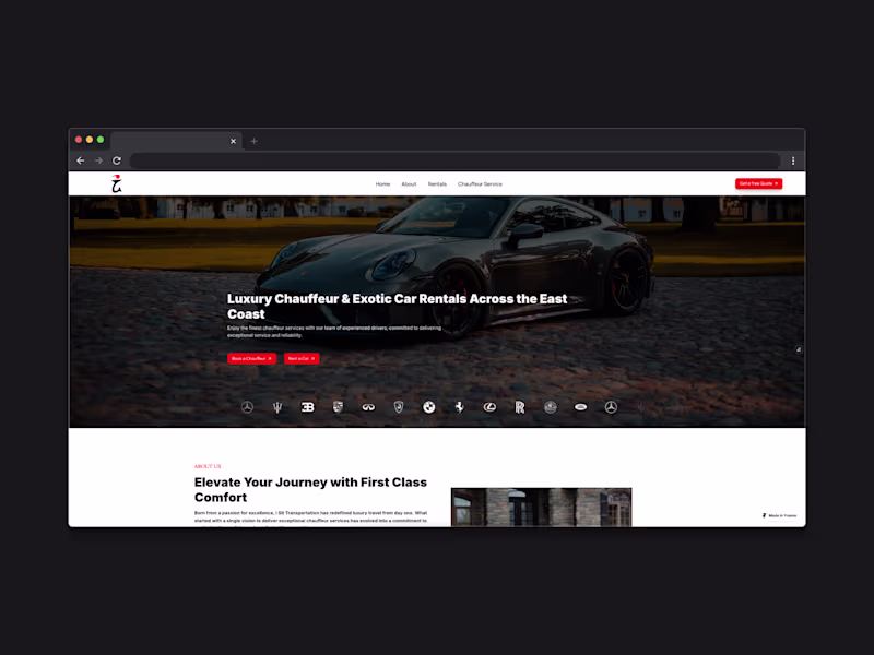 Cover image for Luxury Car Rentals & Chauffeur Services | NJ, NY, PA, CT