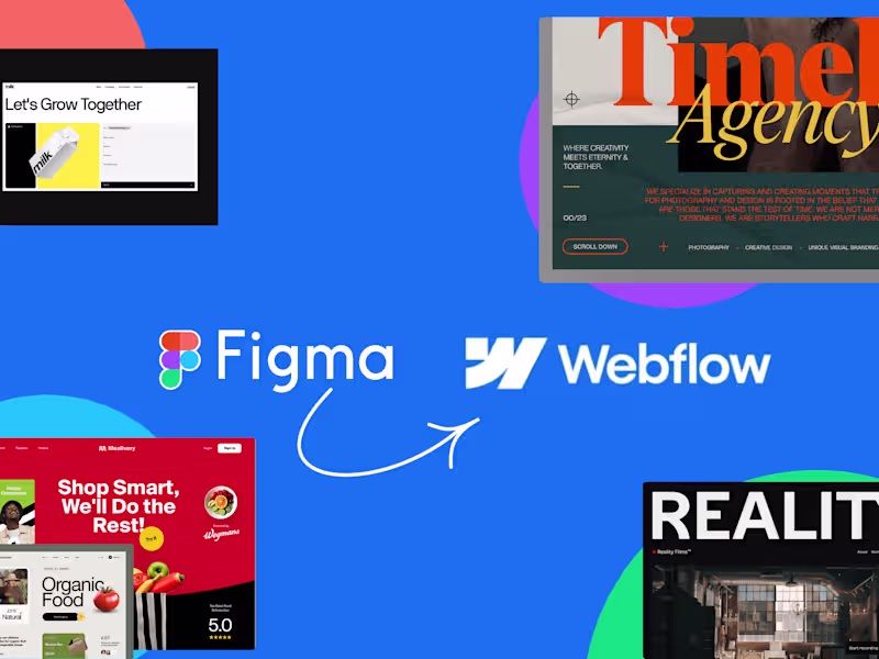 Cover image for Figma to Webflow: Streamlining Your Website Build