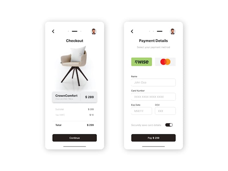 Cover image for Checkout & Payment UI
