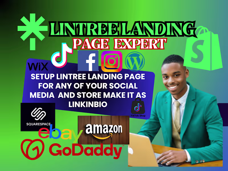Cover image for i will setup link tree landing page for stores and social media 