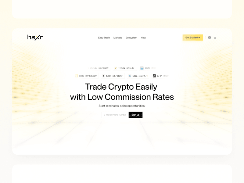 Cover image for Haxr - Light Theme UI/UX Design