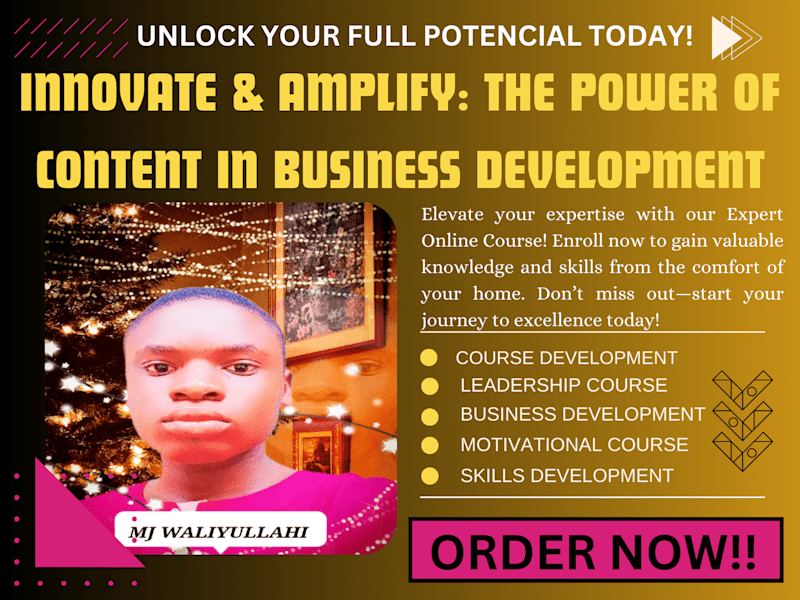 Cover image for Innovate & Amplify: The Power of Content in Business Development