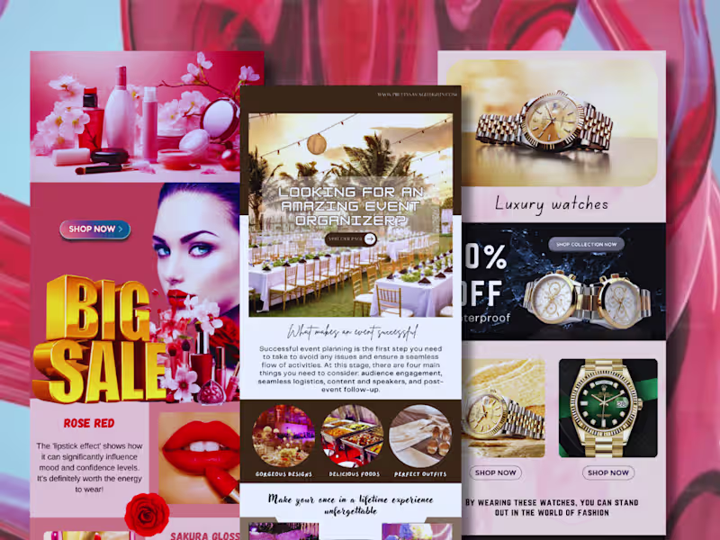 Cover image for EMAIL MARKETING DESIGNS