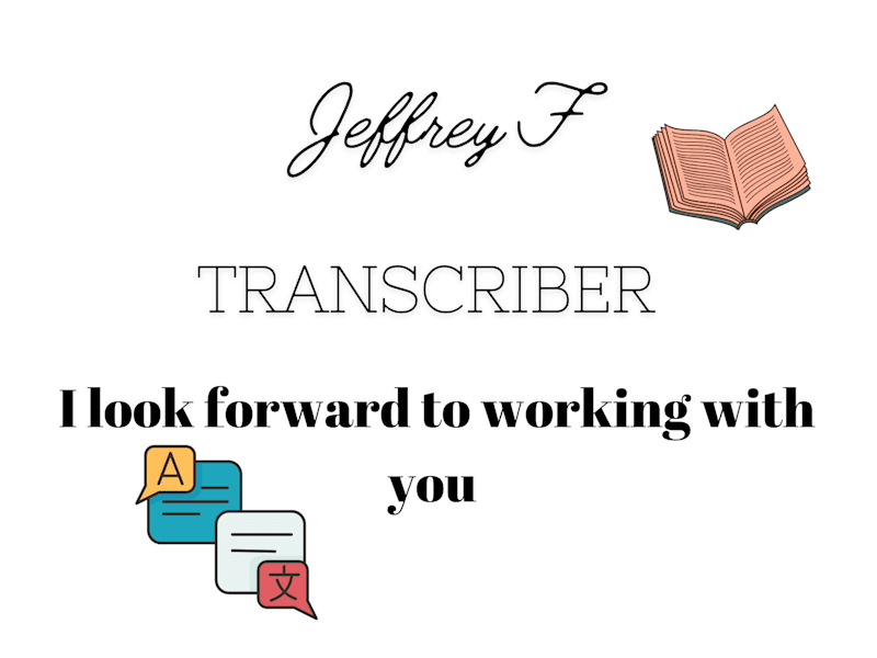 Cover image for The transcription you need