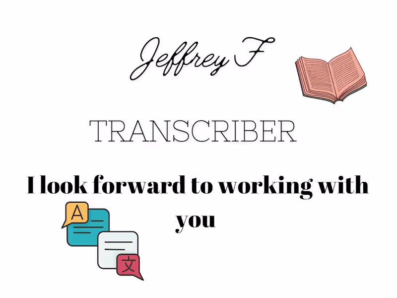 Cover image for The transcription you need