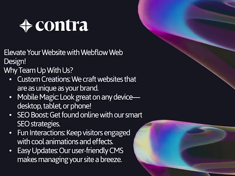 Cover image for Webflow Website Design