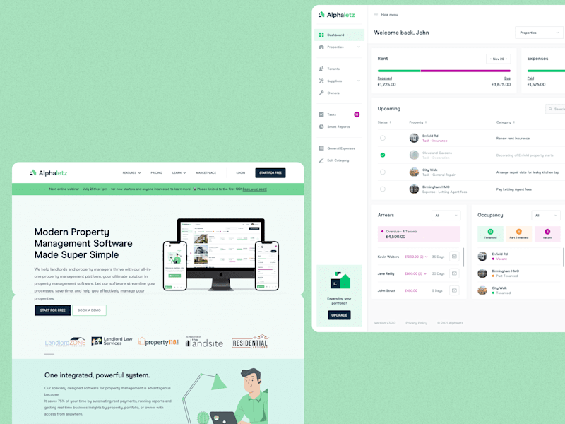 Cover image for Alphaletz web app