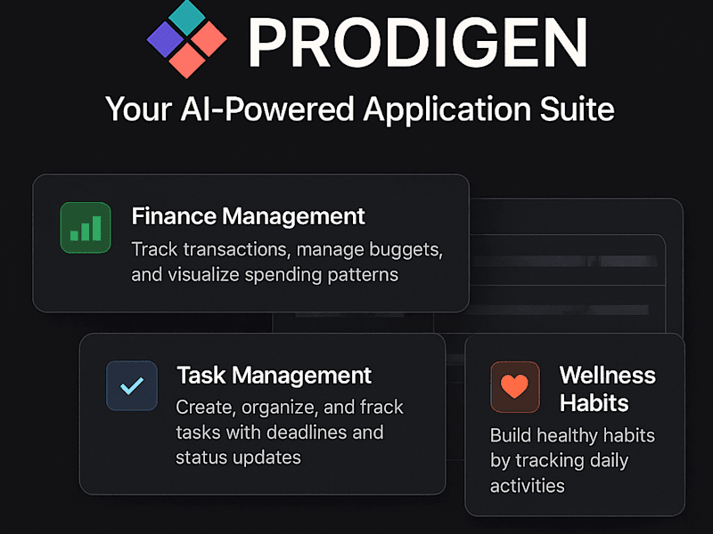 Cover image for Prodigen - Your AI-Powered Application Suite