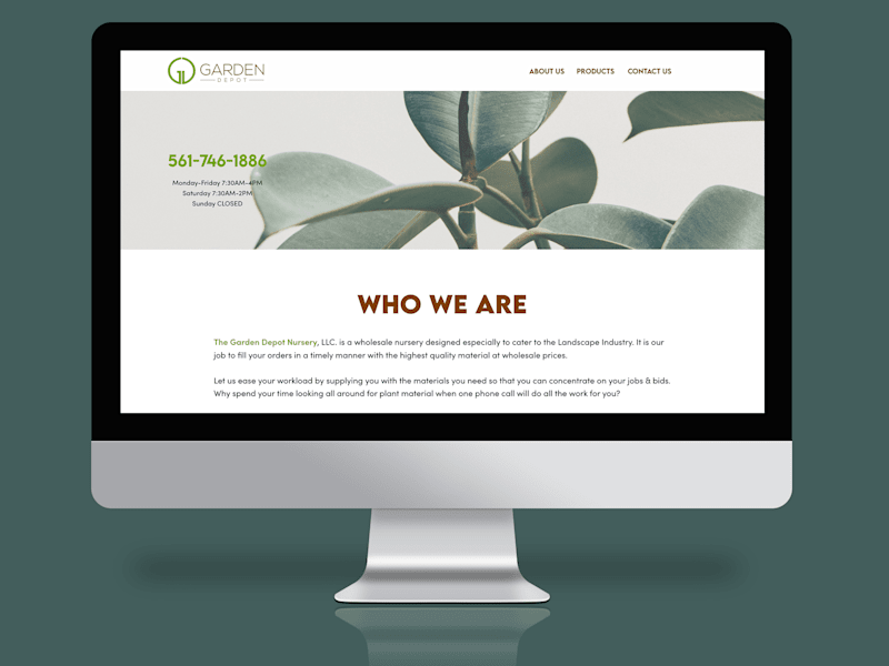 Cover image for Garden Depot Web Redesign