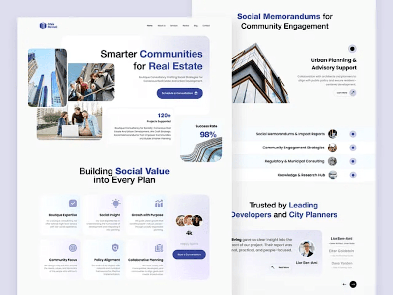 Cover image for Real Estate Website Design
