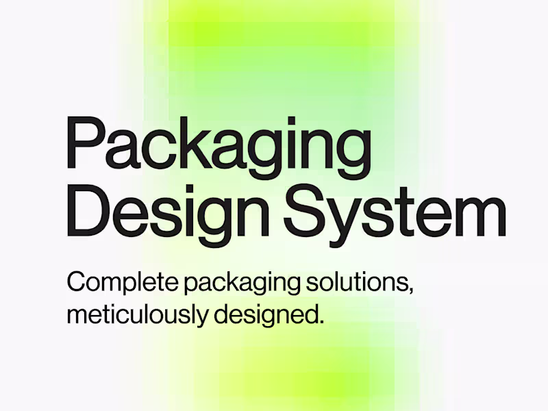 Cover image for Packaging design system