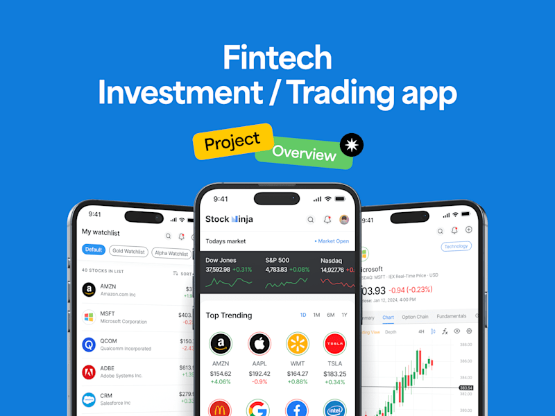 Cover image for Fintech - Investment and Trading App