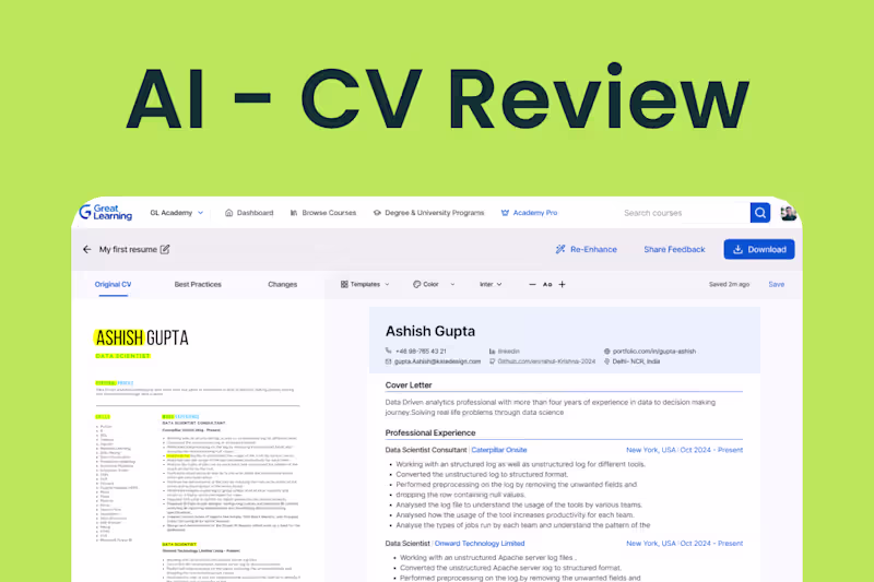 Cover image for AI-Powered Resume Review – Scalable Career Support System