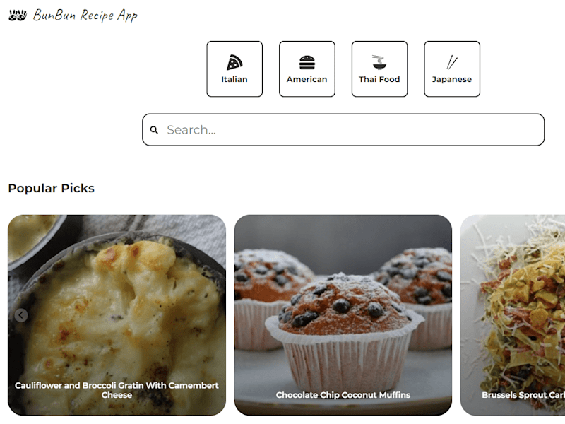 Cover image for BunBun Recipe App