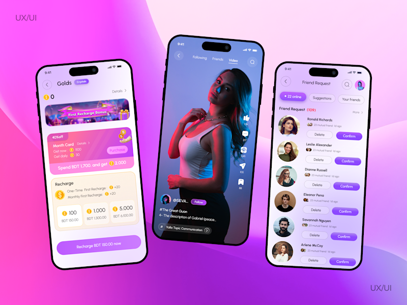 Cover image for Dating Mobile App Design Concept