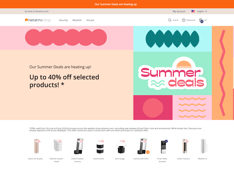 Cover image for Netatmo Shop