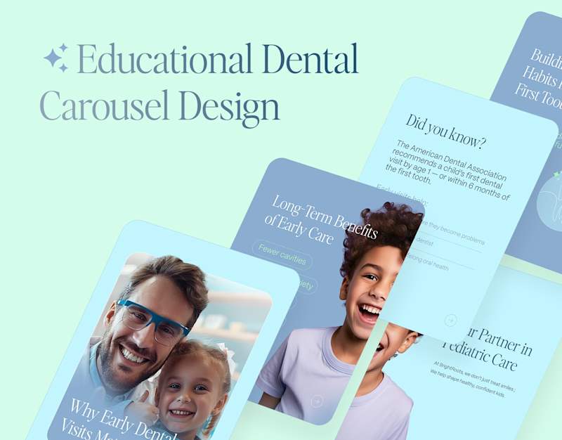 Cover image for Educational Dental Carousel Design