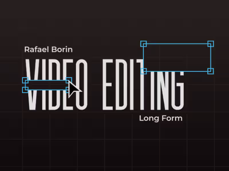 Cover image for Video Editing Long Form