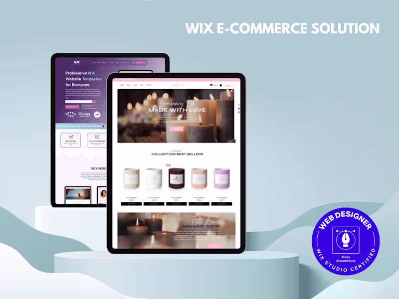 Cover image for Wix E-commerce Solutions with SEO Optimization