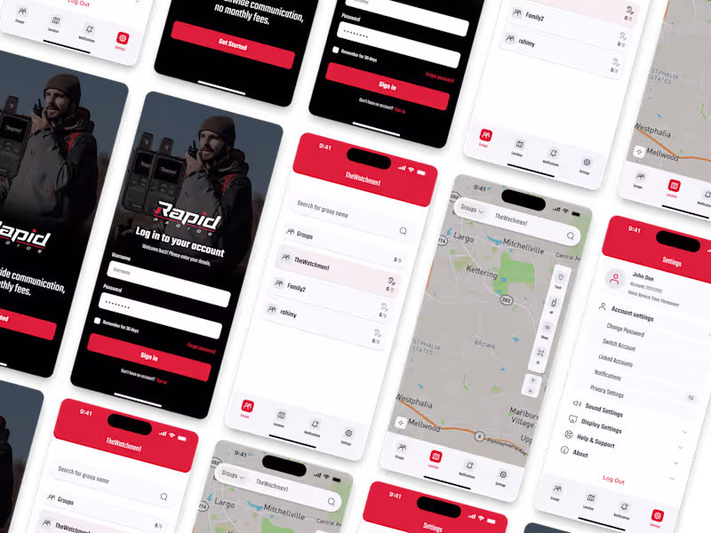 Cover image for Rapid Radios App UI/UX Replication