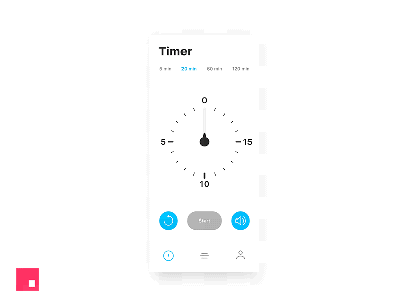 Cover image for Time Timer Mobile App Prototype